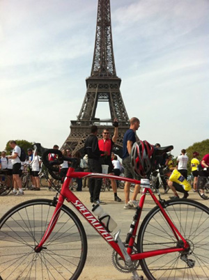 PACE people in Paris complete charity cycle rides